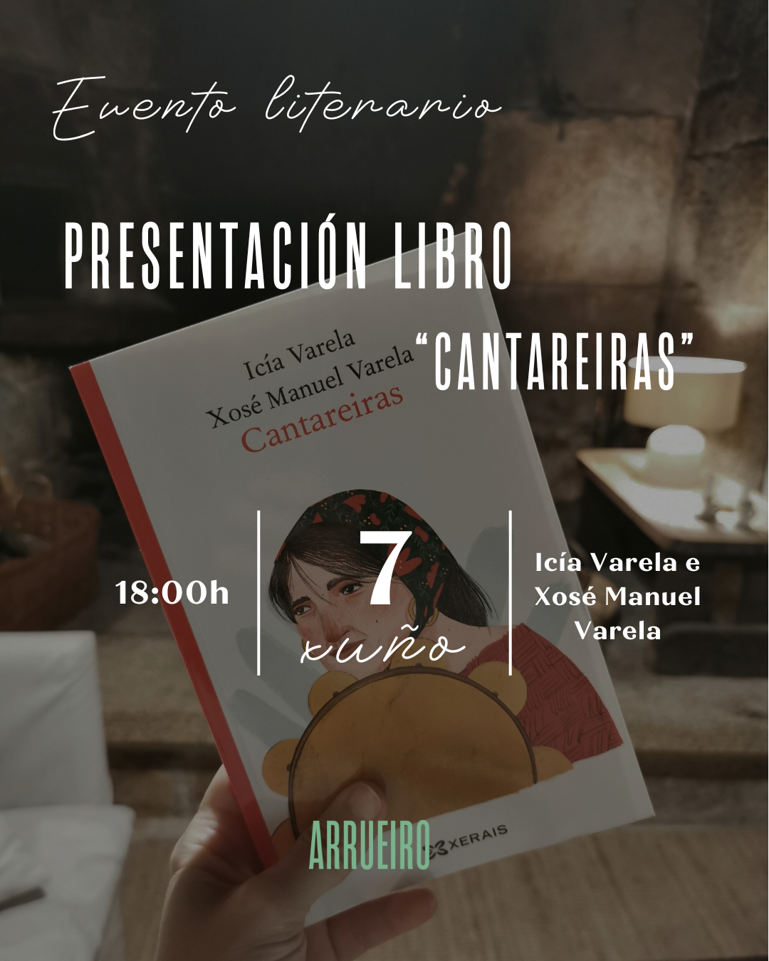 PRESENTACIÓN LIBRO «Cantareiras»