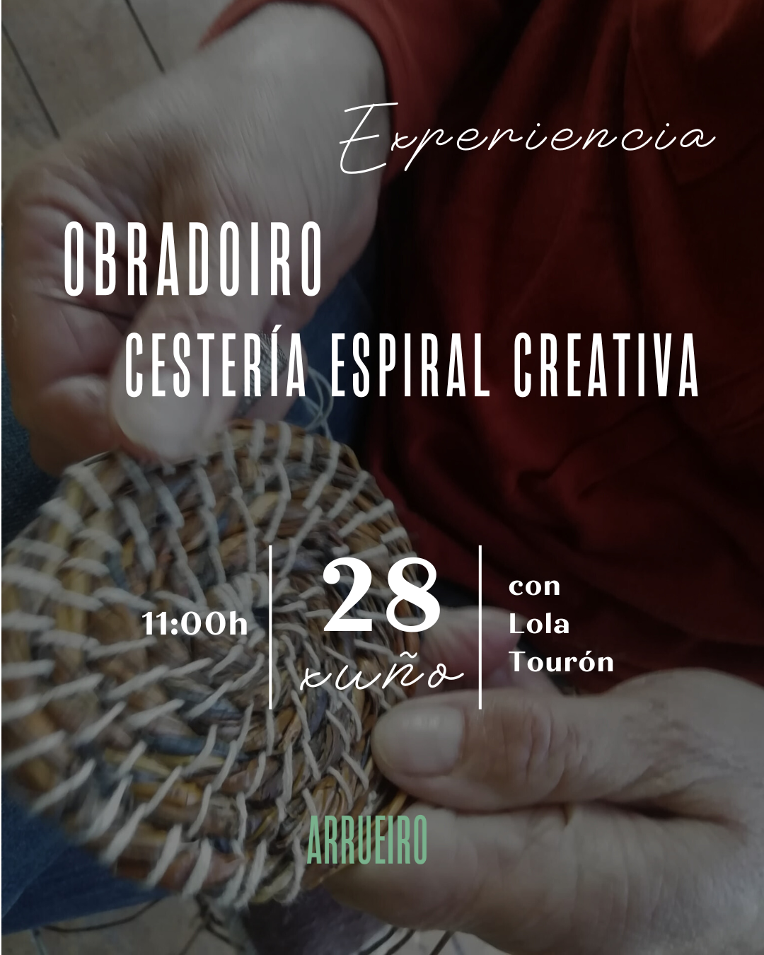 TALLER DE CESTERÍA ESPIRAL CREATIVA